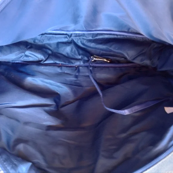 Vintage H.W. Carter & Sons Diaper Bag Denim Plaid Pockets - Picture 8 of 14